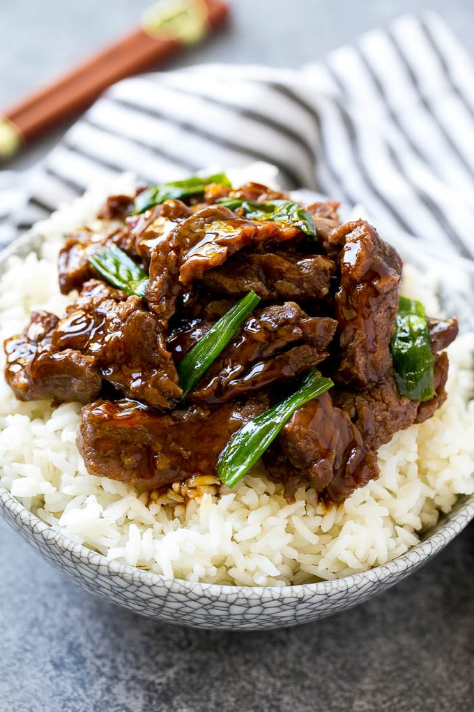SLOW COOKER MONGOLIAN BEEF CHINESE RECIPE