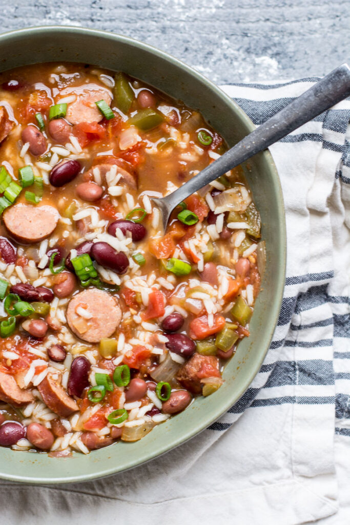 Andouille Sausage with Red Beans and Rice Easy And Gluten-Free One Pot Meal For The Weeknights