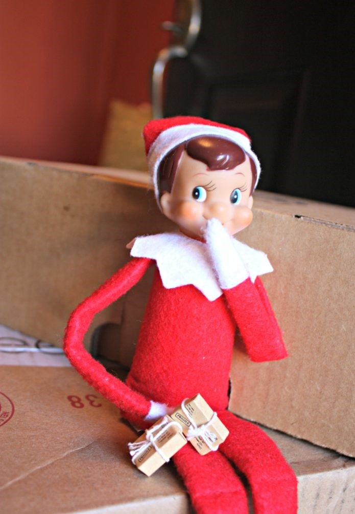 Elf on the shelf got a welcome package