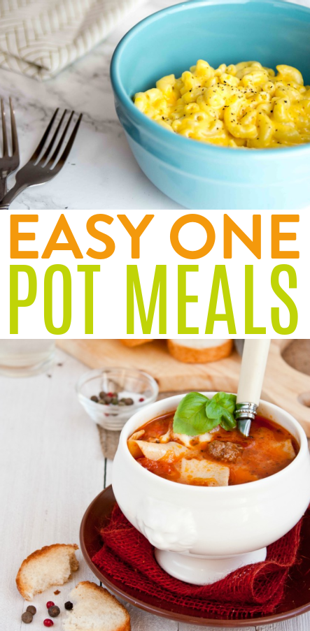Easy One Pot Meals Roundup