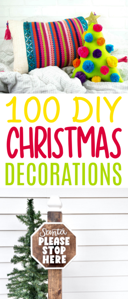 100 DIY Christmas Decorations Roundups