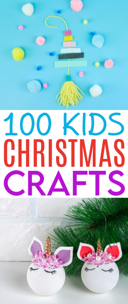 100 Kids Christmas Crafts Roundup
