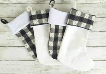 CUTE DIY NO-SEW CHRISTMAS STOCKINGS PROJECT