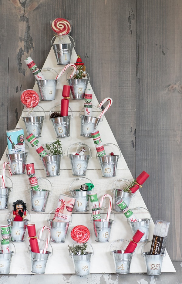 DIY WOODEN ADVENT CALENDAR Festive and reusable project for the family