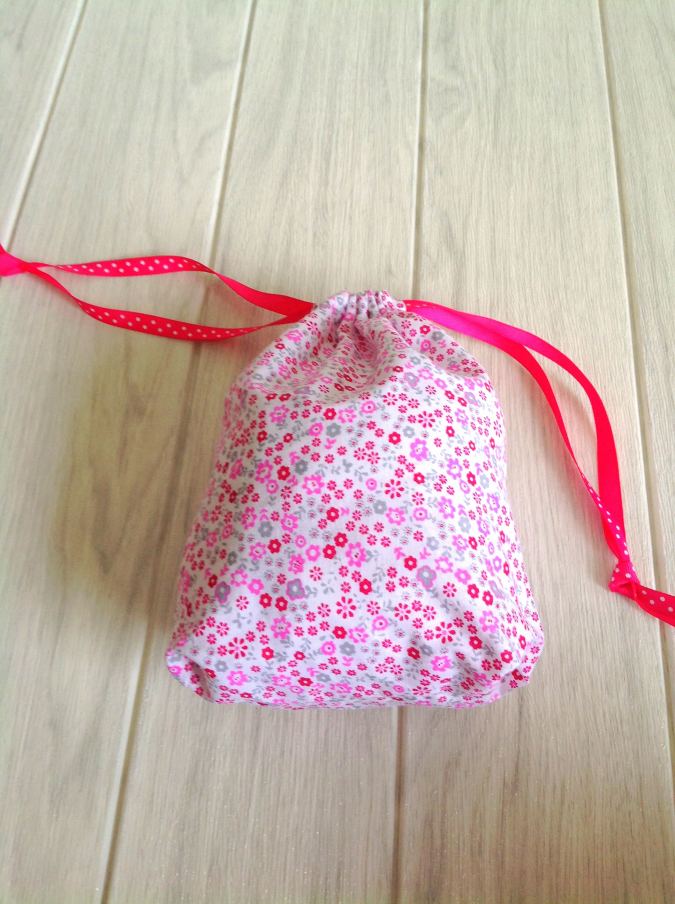 Easy Sewing Drawstring Bag Project in minutes