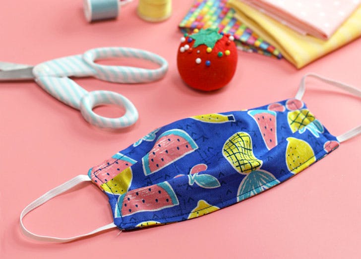 cute DIY Fabric Face Masks to Sew project 