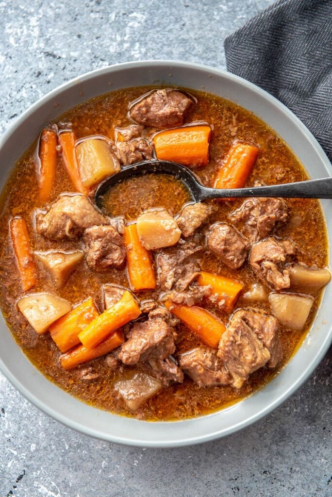 delicious slow cooker freezer meal beef stew