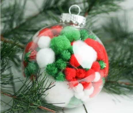 Pom Pom Ornament Easy and Cute Craft for Kids