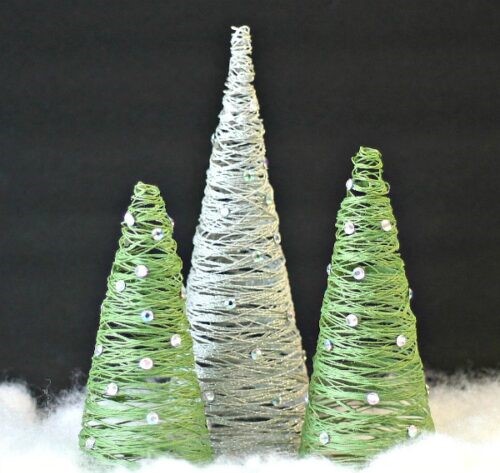 How To Make A String Christmas Tree Decor for the Holiday