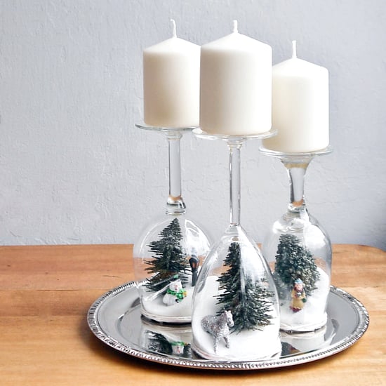 Let It Snow With Dollar-Store Holiday Dioramas Table Top or Mantle Decor
