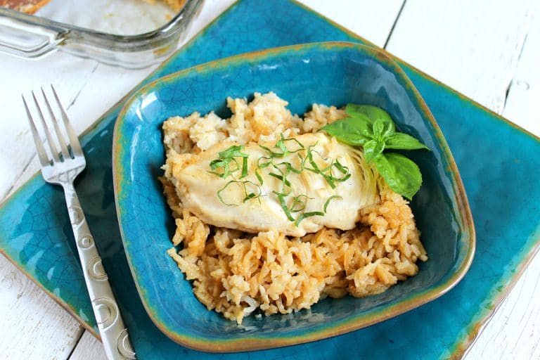 5-Ingredient Chicken and Rice Bake delicious simple comfort meal 