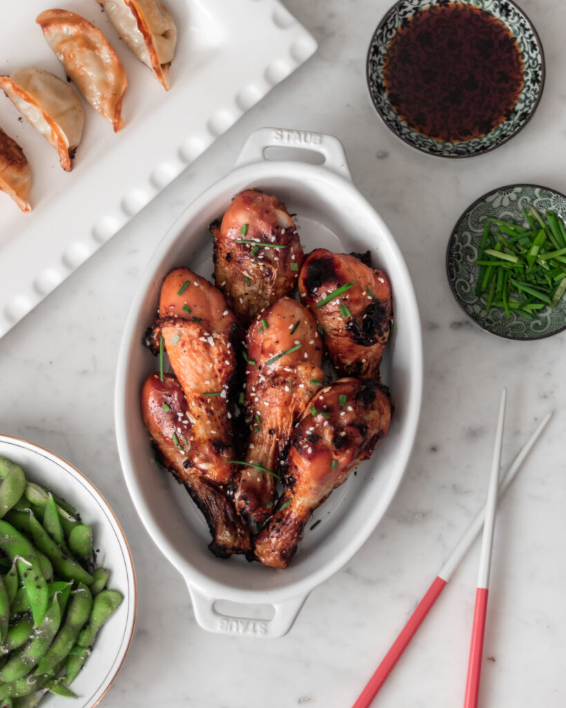 Five Ingredient Japanese Sticky Chicken easy, quick, and delicious Sunday dinner