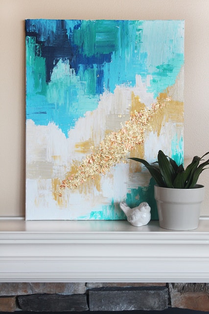 Abstract canvas art