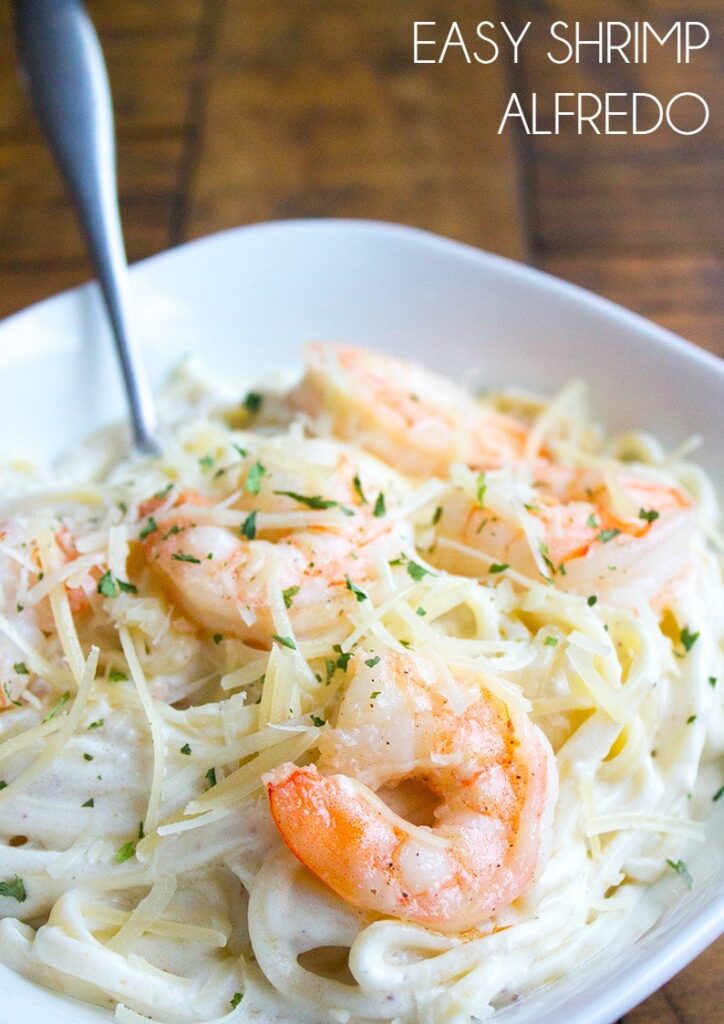 Creamy Shrimp Alfredo recipe in 15 minutes an easy and comfort food for the family
