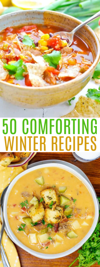 50+ Comforting Winter Recipes Roundups