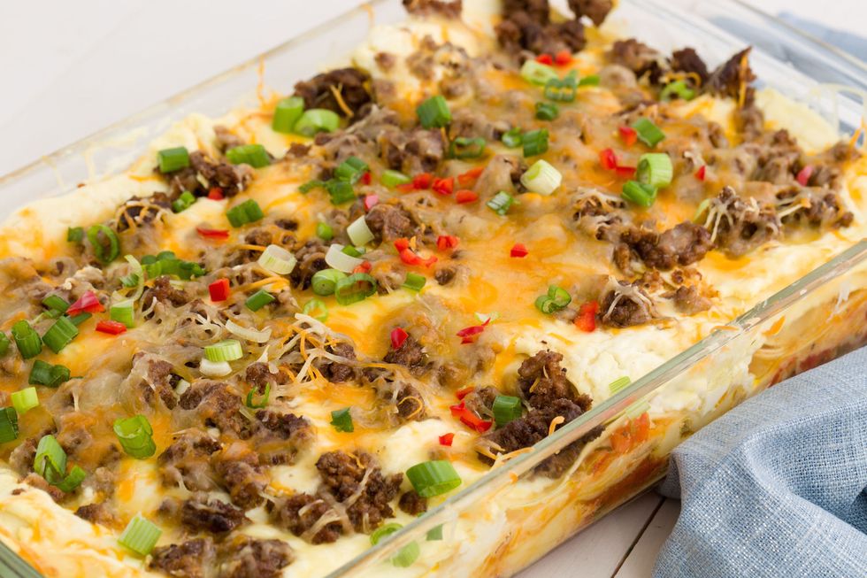 Cheesy Taco Lasagna Recipe is a Mexican and Italian combined meal 