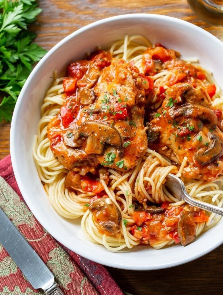 Flavorful, robust and foolproof, Chicken Cacciatore recipe