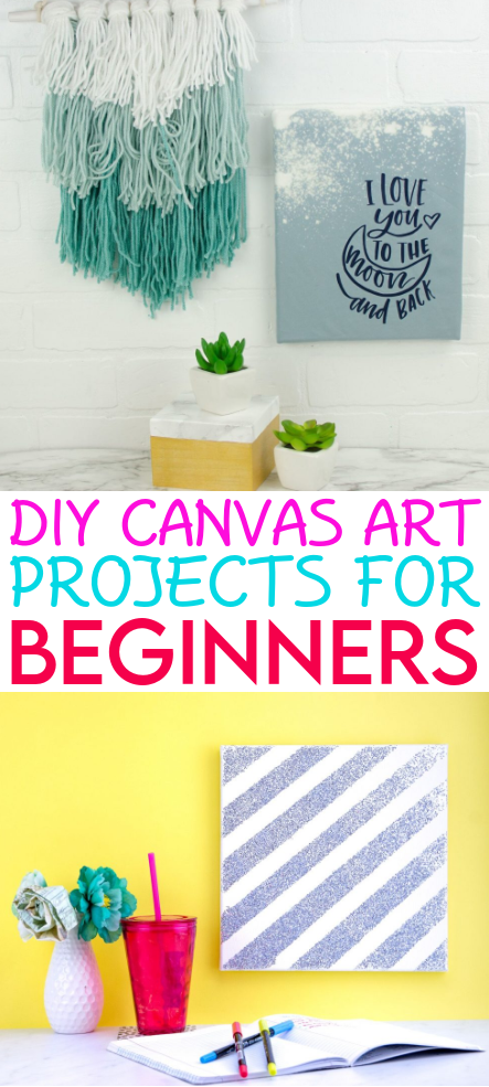 DIY Canvas Art Projects For Beginner roundups
