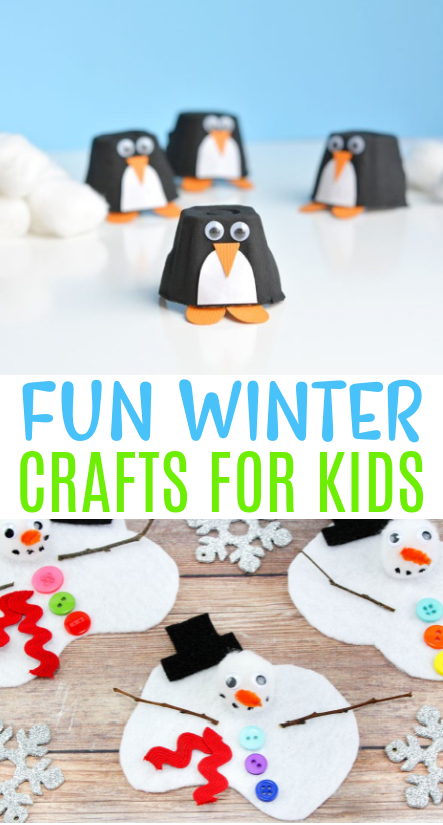 Fun Winter Crafts For Kids roundups