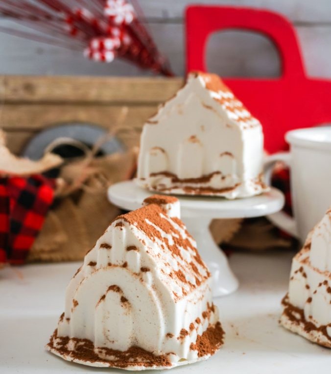 Gingerbread House Hot Cocoa Bombs