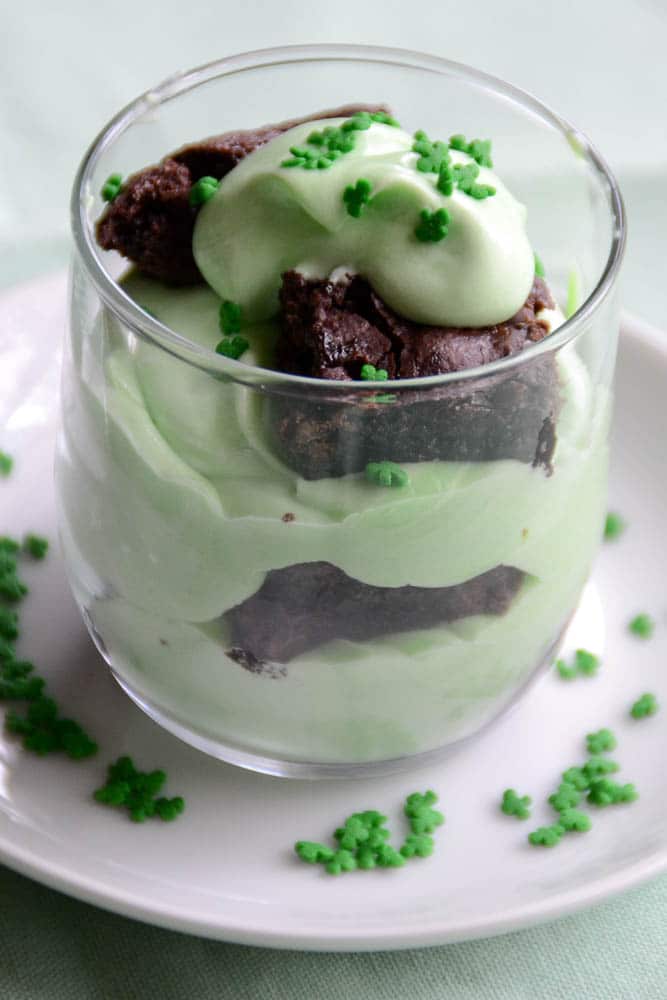 delicious brownie mint trifle