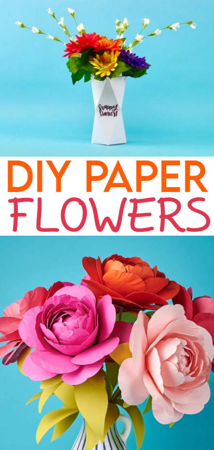DIY Paper Flowers roundups