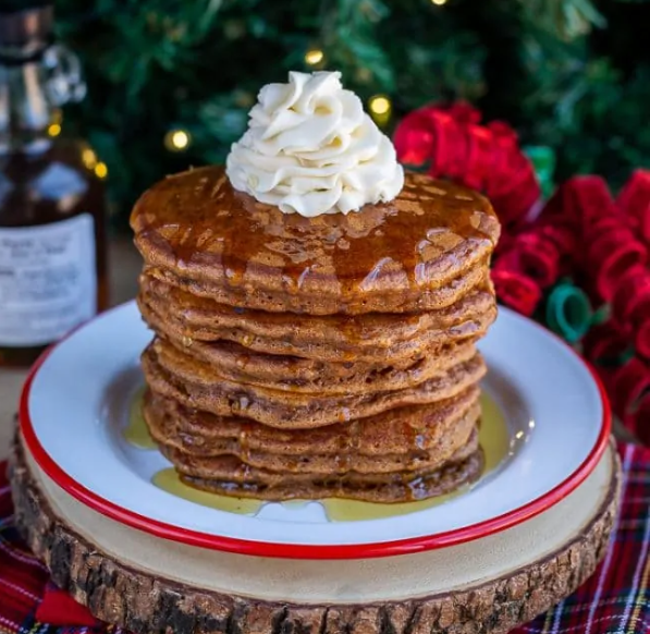 Flavorful and Fluffy Gingerbread Pancake Recipe