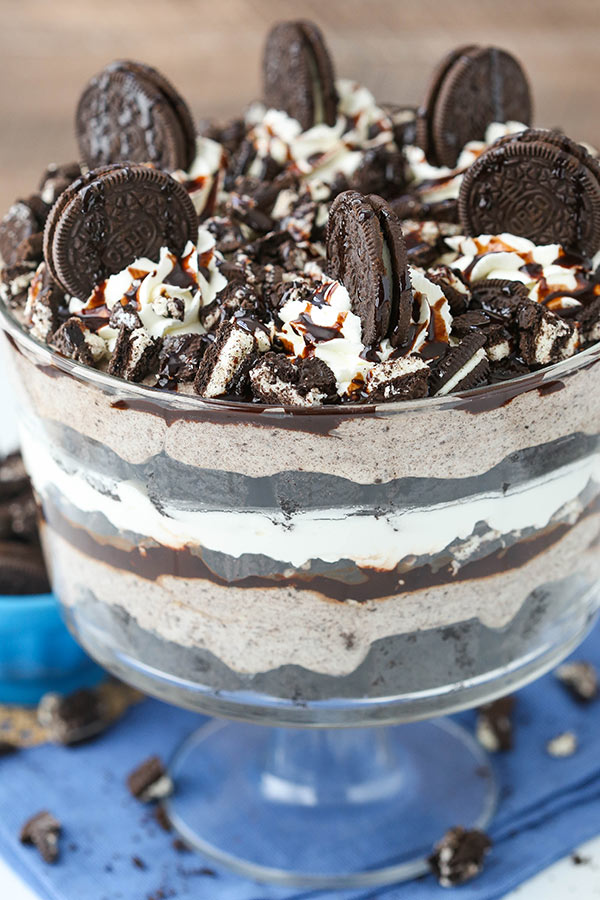 Oreo Cheesecake Brownie Trifle