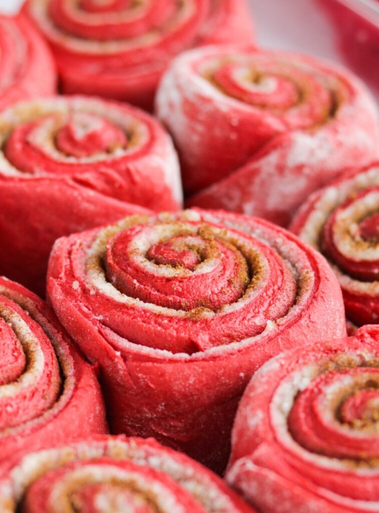 RED VELVET CINNAMON ROLLS  supremely fluffy with rich cream cheese frosting