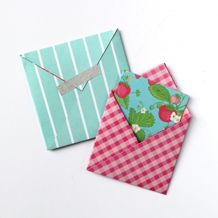 square origami envelopes