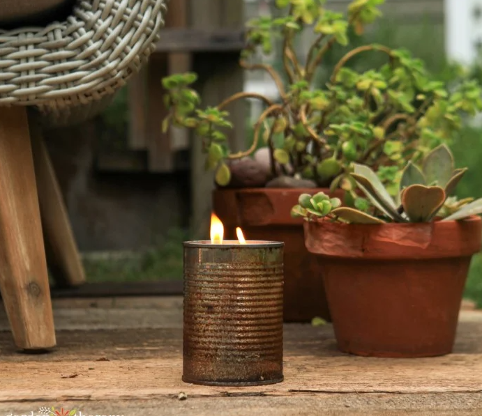 CITRONELLA CANDLES EASY DIY PROJECT effective mosquito repellent made with all-natural and non-toxic materials