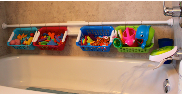 Bath Toy Organization Kids Plaything Storage
