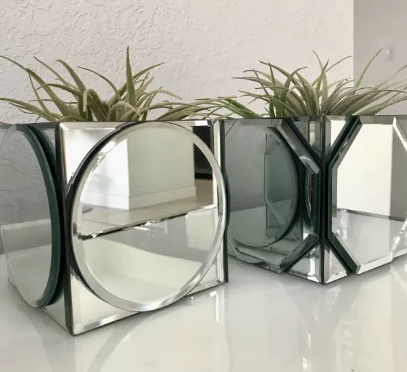 Dollar Tree Mirrored Centerpieces DIY Project