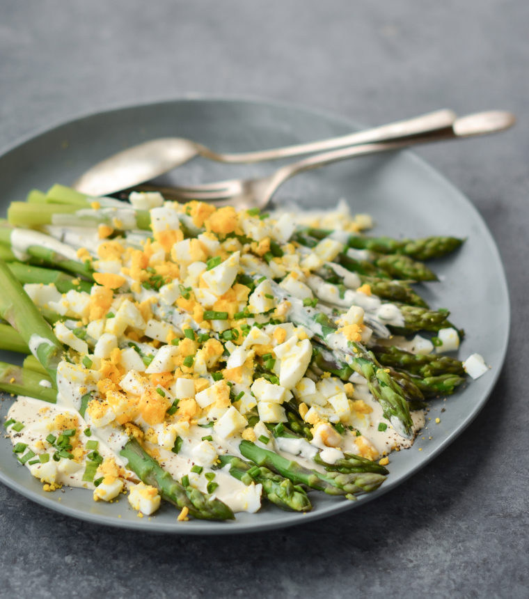 Asparagus Salad with Hard-Boiled Eggs & Creamy Dijon Dressing delicious and lovely dish