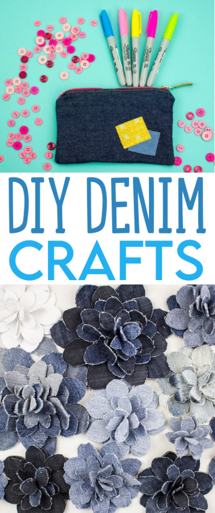 DIY Denim Crafts You Can Make Roundup