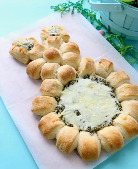Easter Bunny Spinach Dip delicious spring food