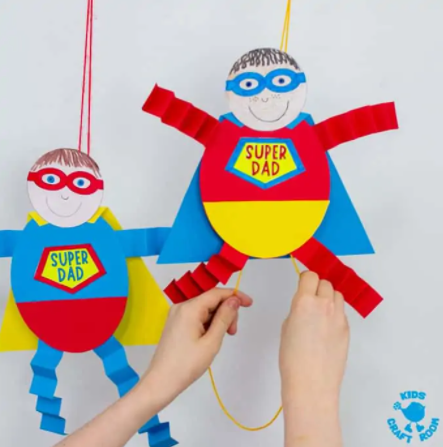 FUN AND INTERACTIVE FATHER’S DAY FLYING SUPER DAD CRAFT