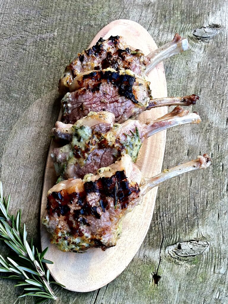 Grilled Lamb Lollipops with Garlic and Herb Rub Marinade Delicious Recipe
