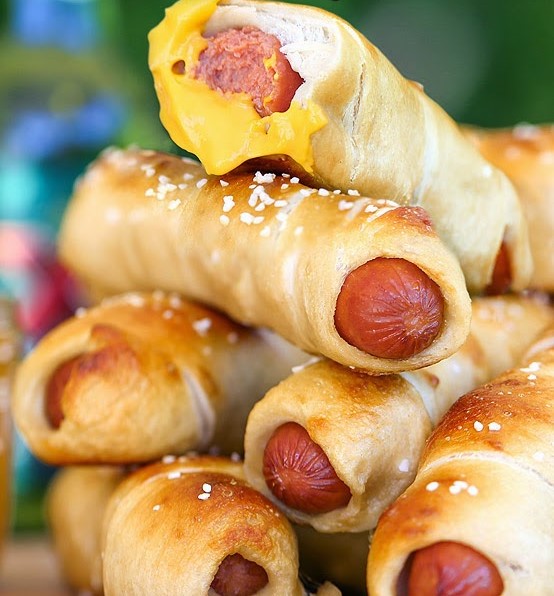 Homemade pretzel dogs you will surely love
