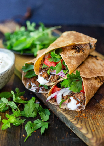 Fast and flavorful, Turkish Lamb Wraps simple weeknight dinner under 30 minutes