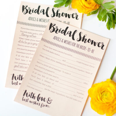 Bridal Shower Game Ideas