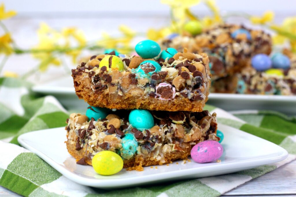 Super Easy and Delectably Easter Magic Bars Recipe sweet Dessert for Spring