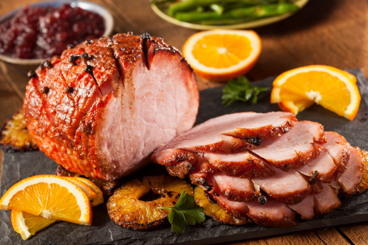 Mustard and Jelly Glazed Ham Recipe delicious thanksgiving dinner