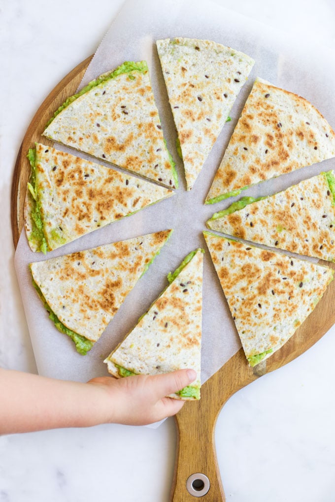 Crispy on the outside and deliciously creamy in the inside Avocado Quesadillas