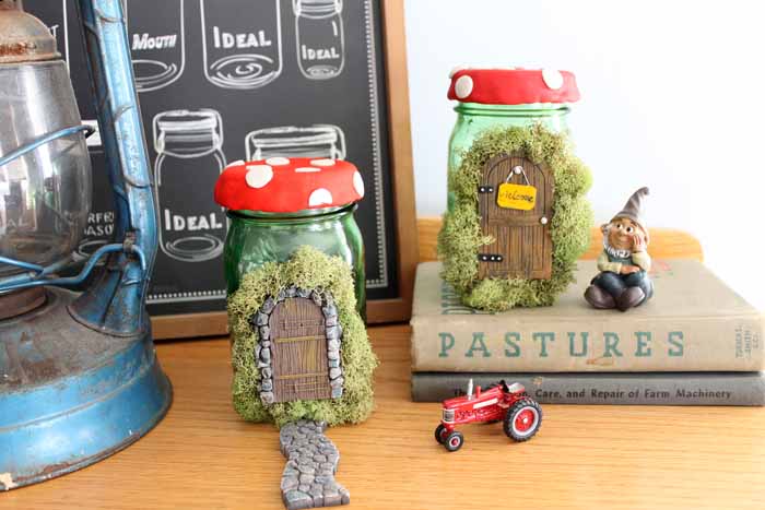 Simple Fairy House Mason Jar Fun Spring Craft