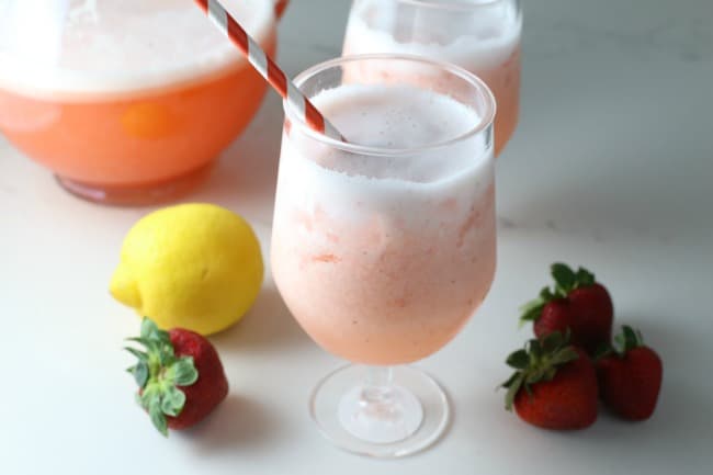 homemade strawberry lemonade perfect for summer