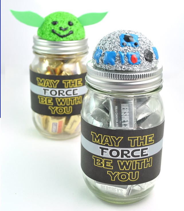 Star wars inspired mason jar gifts