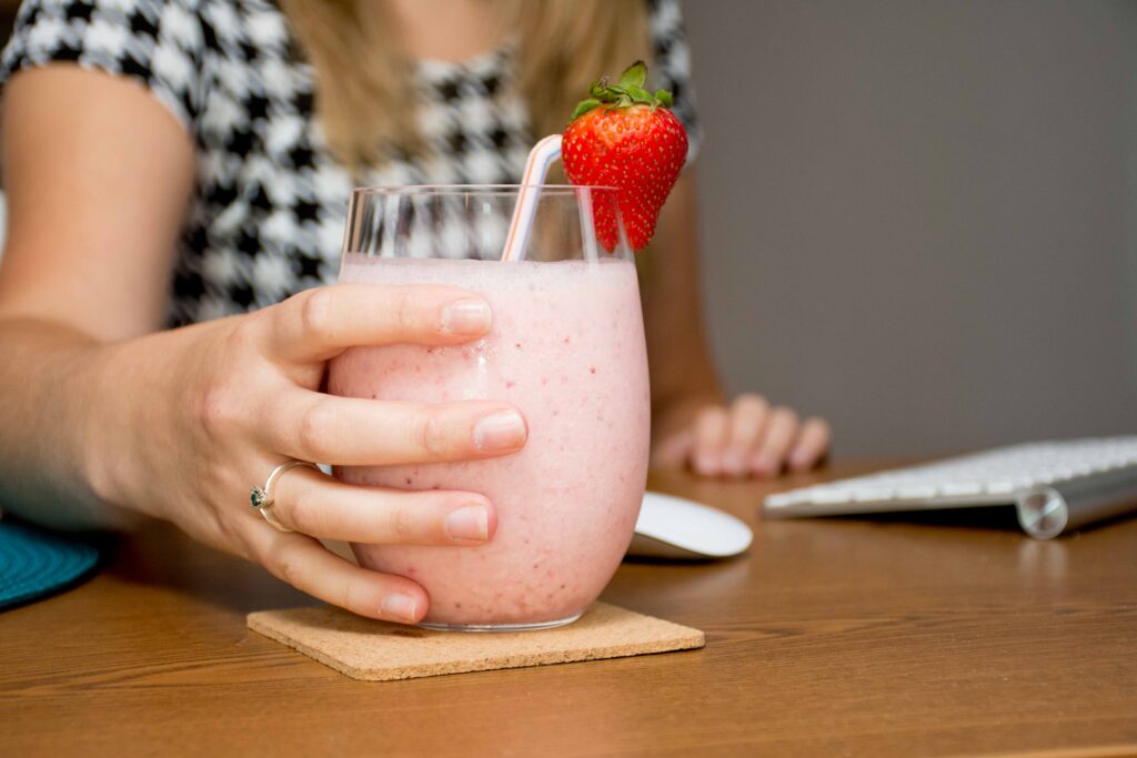 Delicious strawberry pineapple smoothie perfect for summer