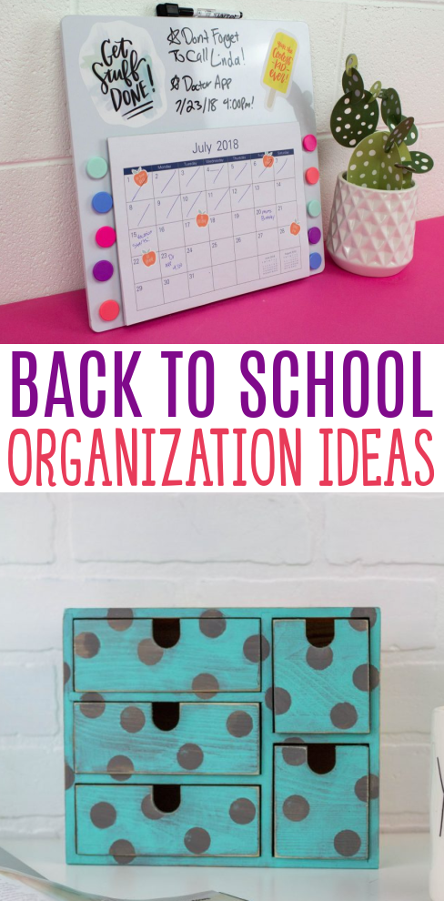 Back To School Organization Ideas roundup