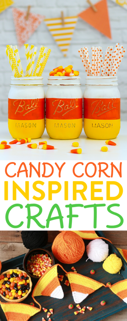 Candy Corn Inspired Crafts roundup